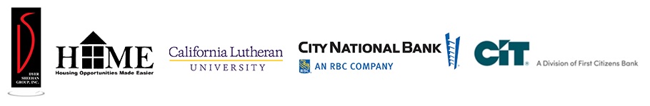Dyer Sheehan Group Inc, Housing Opportunities Made Easier, California Lutheran University, City Nation Bank, CIT logos